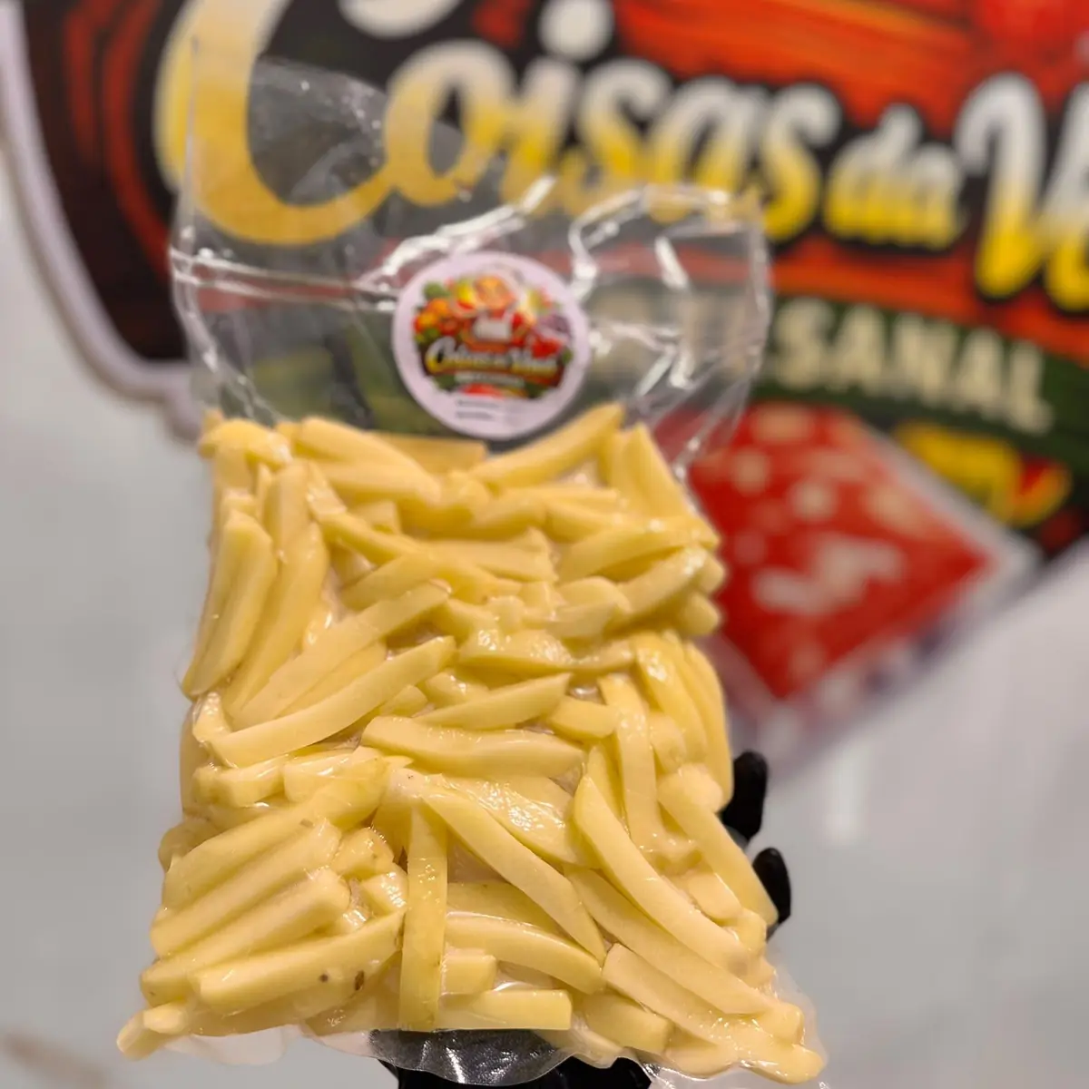 Batata palito — Coisas da Vovó Artesanal — embalagem da Coisas da Vovó Artesanal